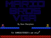 Mario Brothers VGA game
