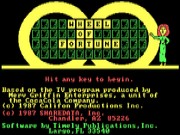 Wheel of Fortune on Msdos